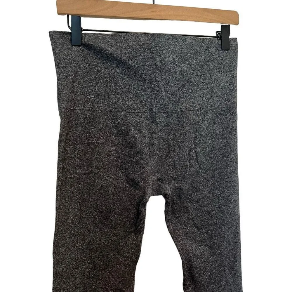 Spanx High Waist Charcoal Gray Leggings Size XL